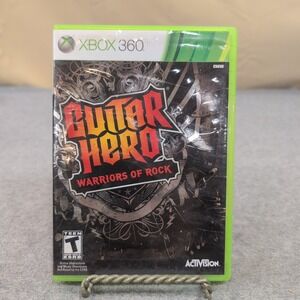 Guitar Hero Warriors of Rock Microsoft Xbox 360 Game Activision 2010